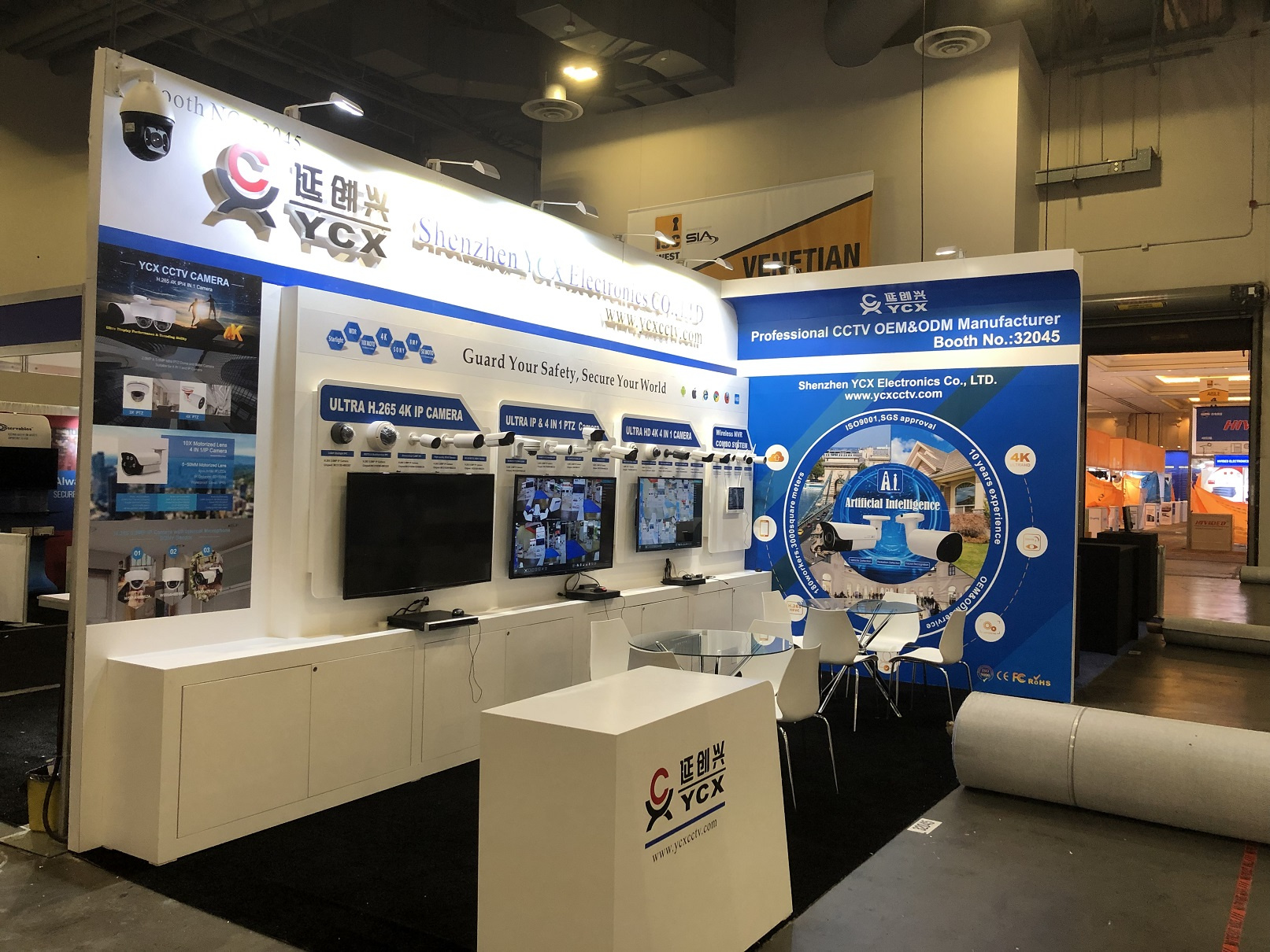 YCX 10′ x 20′ ISC West Custom Trade Show Booth