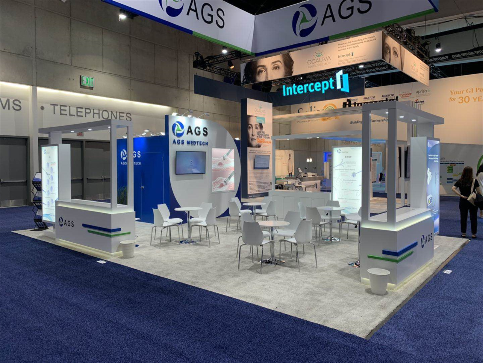 AGS Medtech 20′ x 40′ Custom Trade Show Booth