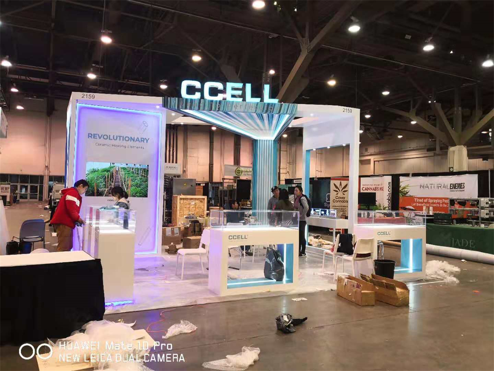 CCELL 20′ x 20′ CES Custom Trade Show Booth Rental