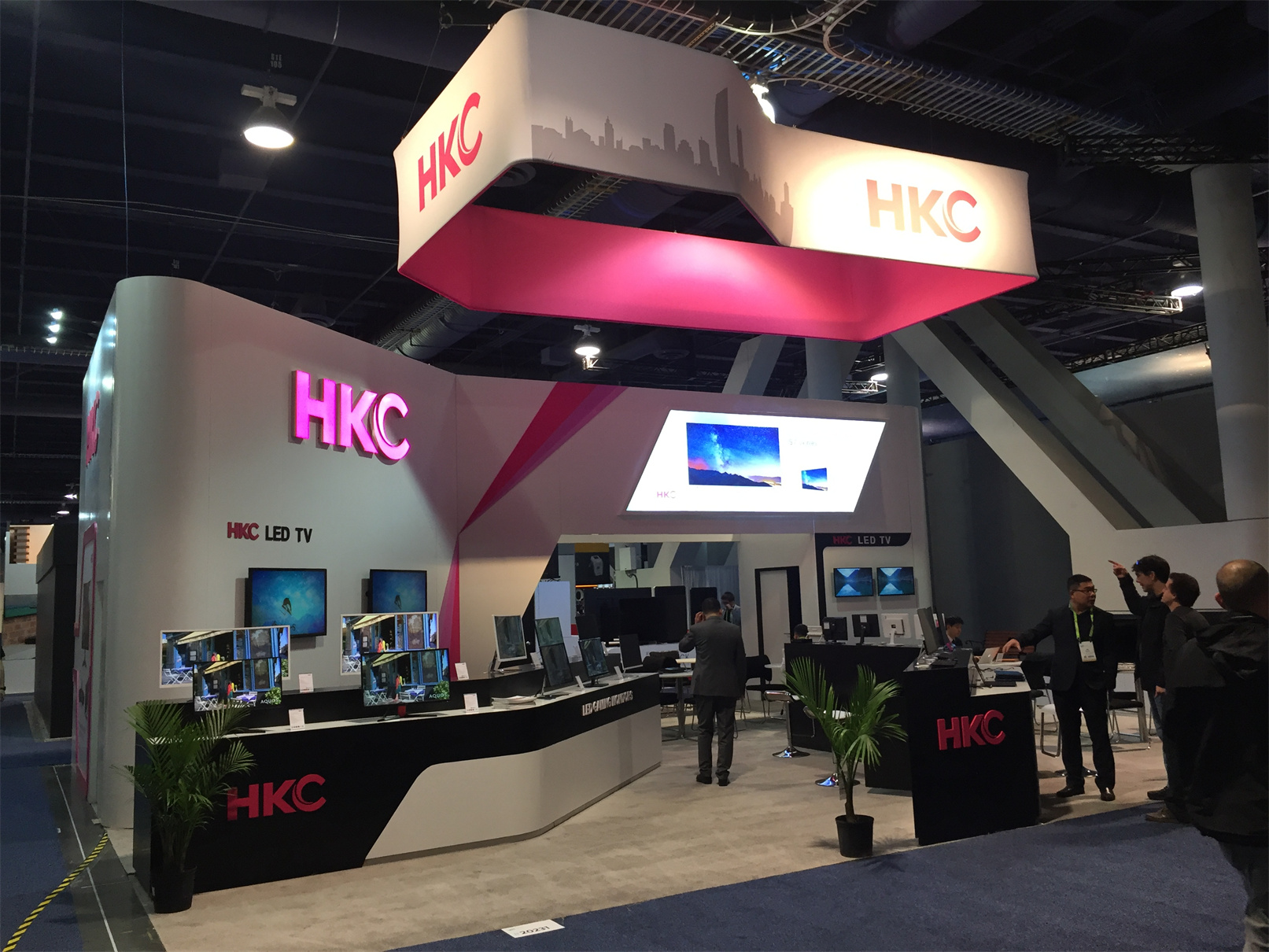 HKC 20′ x 30′ ISC West Custom Trade Show Booth Design
