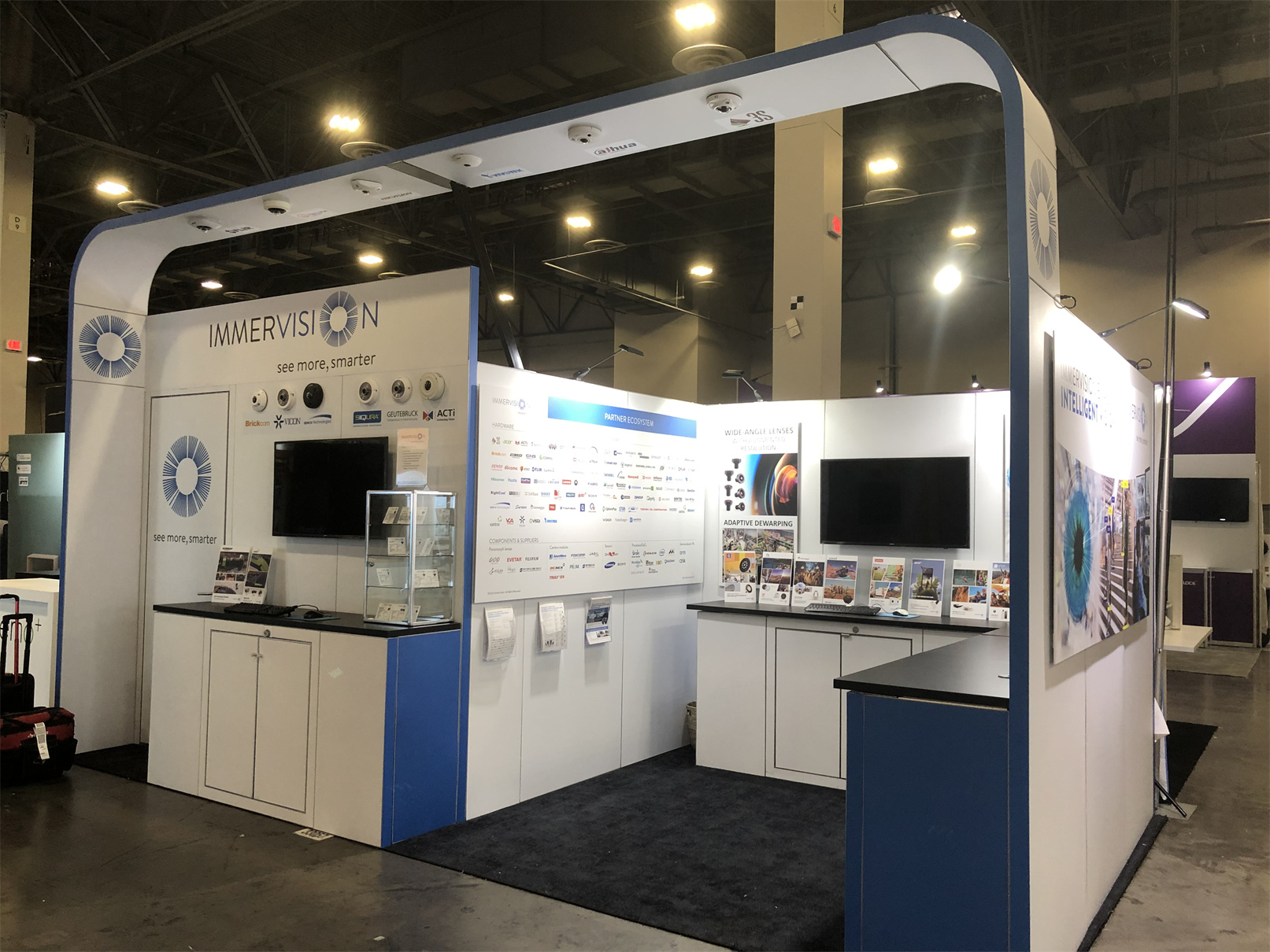 Immervision 20′ x 20′ ISC West Custom Trade Show Booth