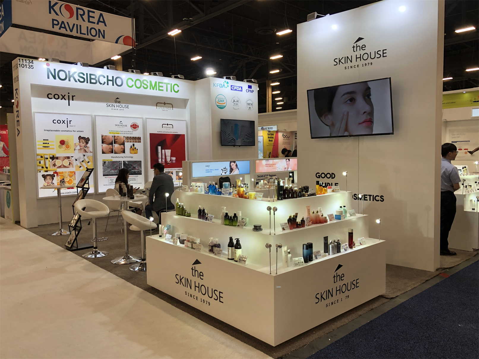 Noksibcho 20′ x 30′ CosmoProf Custom Trade Show Booth Exhibits