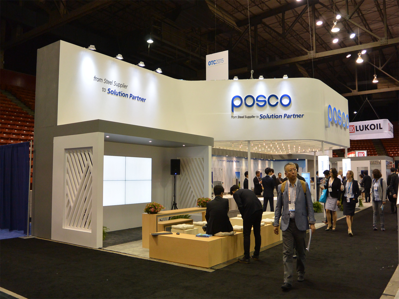 Posco AIStech 20′ x 40′ Custom Trade Show Booth Rental
