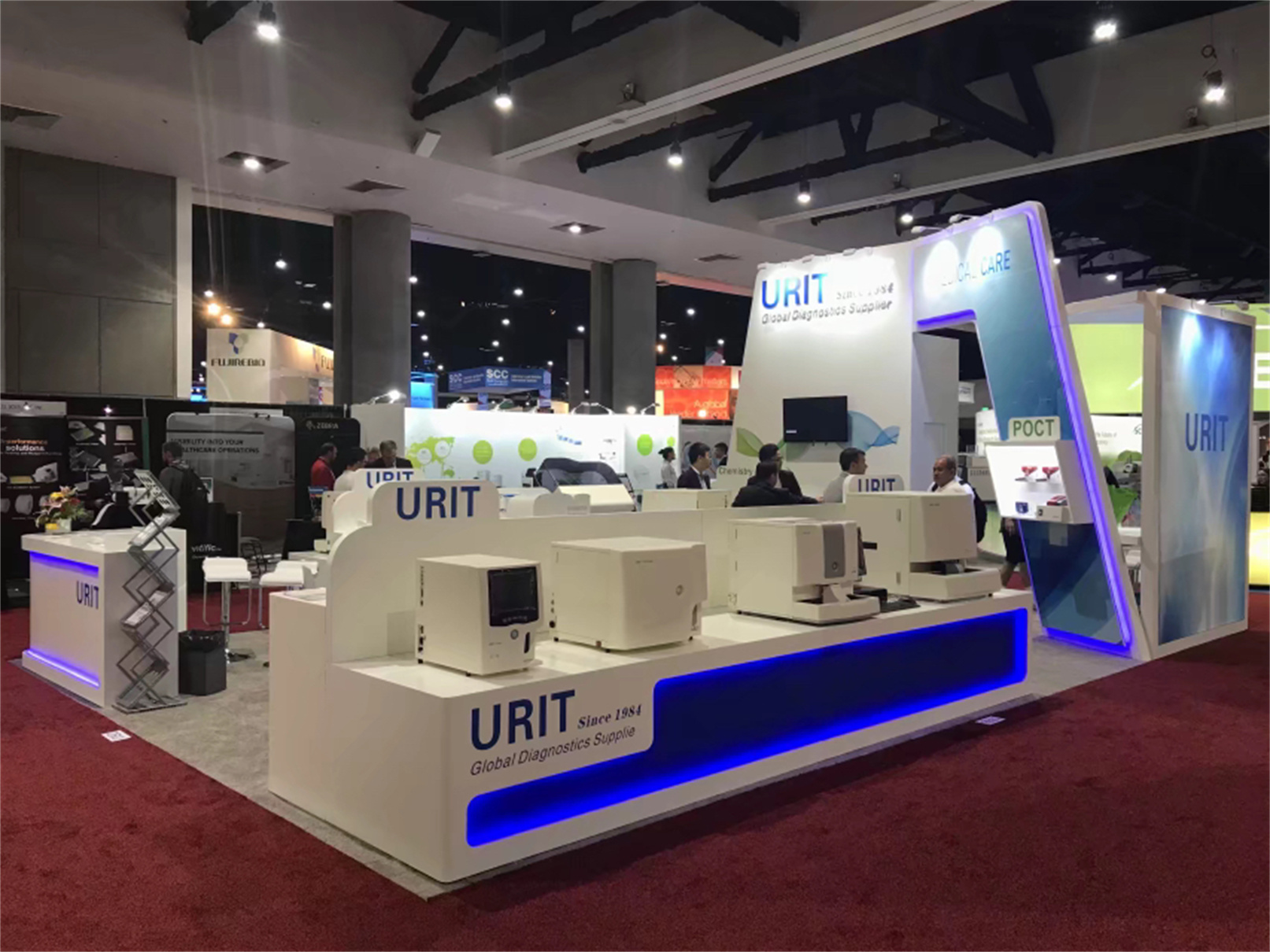 URIT 20′ x 30′ AACC 2019 Custom Trade Show Exhibits Rental
