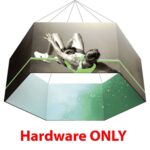 16ft X 6ft Hexagon Formulate Master Hanging Banner Display Double Sided