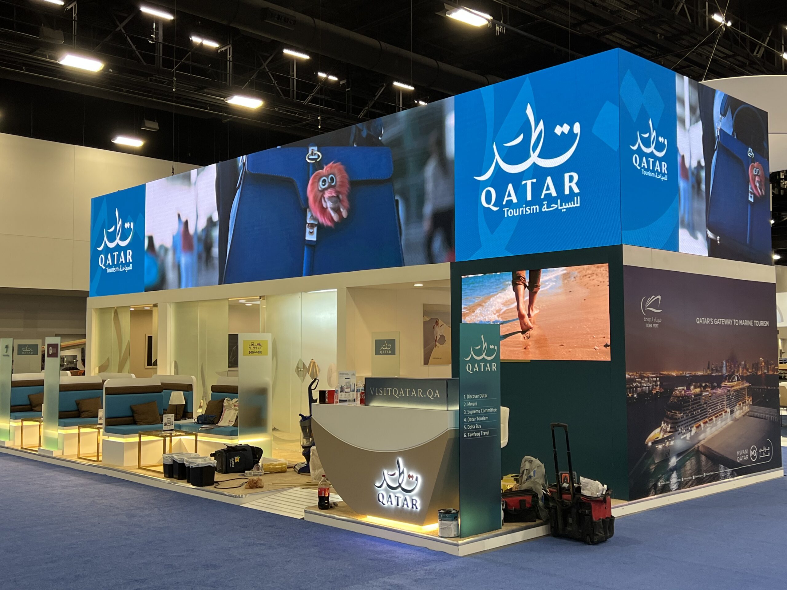Qatar Seatrade Cruise Global Structure Top Led Video Wall