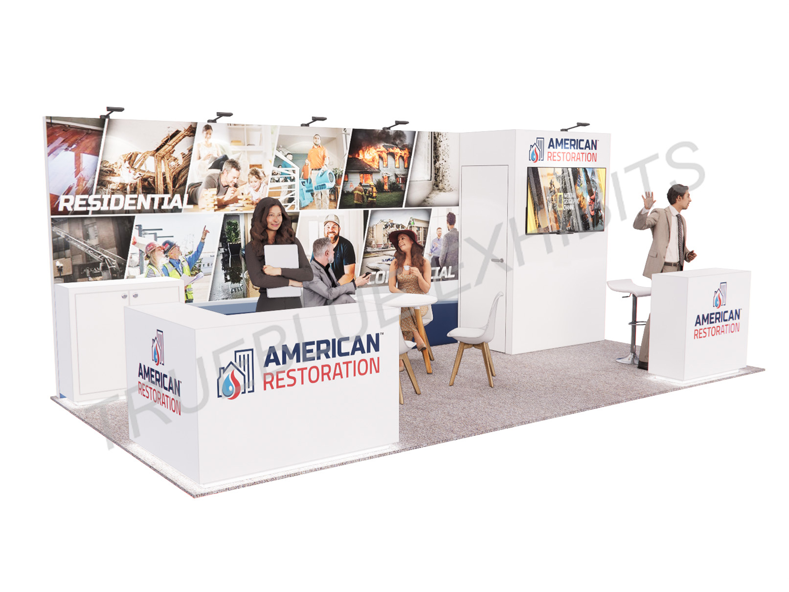 R13 10′ x 20′ Custom Trade Show Booth Design