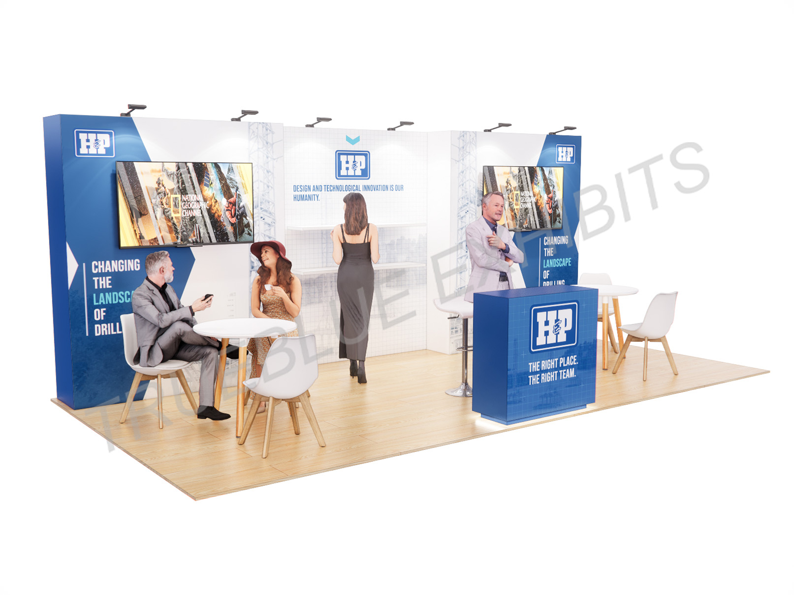 R2 10′ x 20′ Custom Trade Show Booth Design