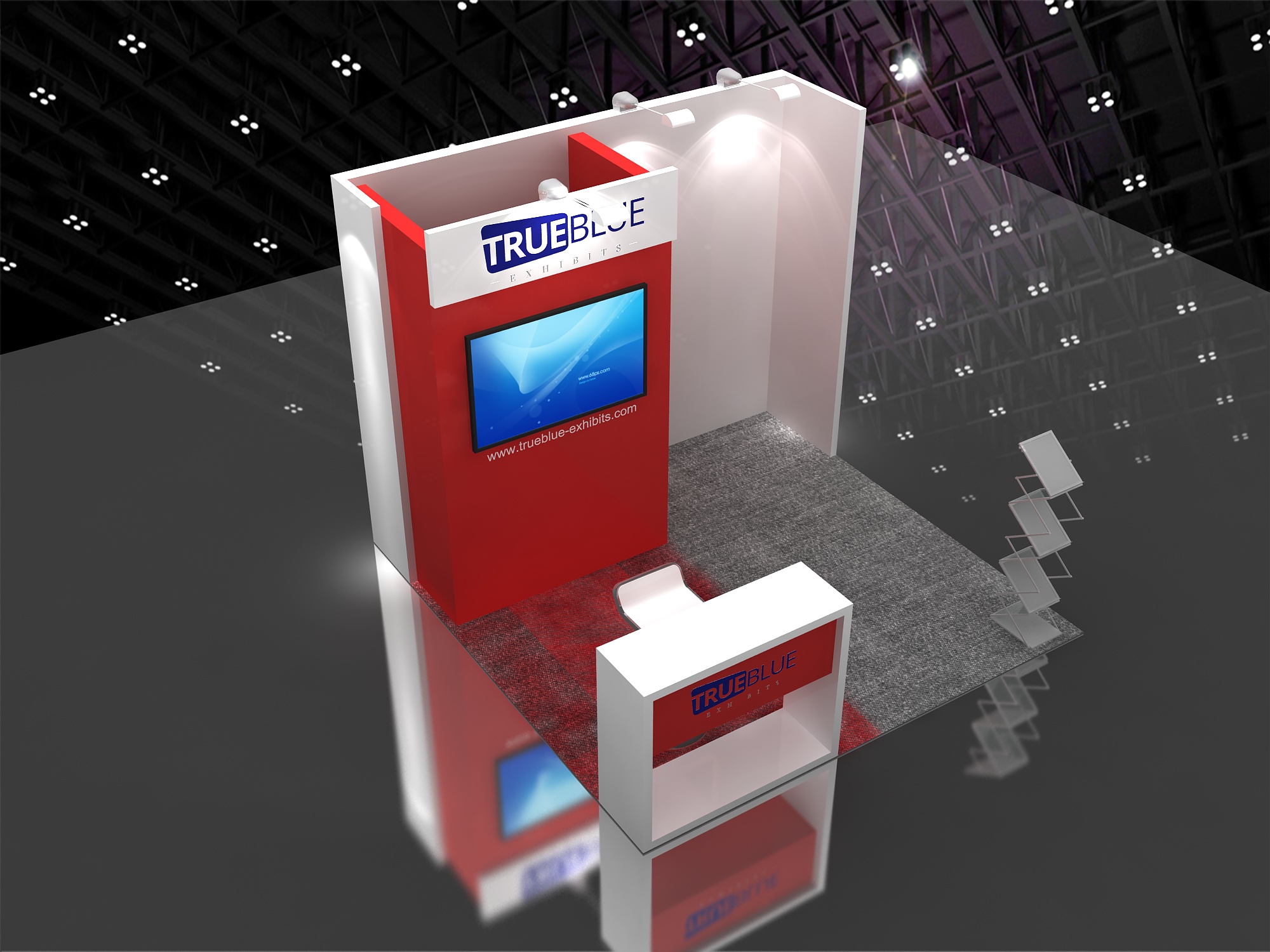 T15 10′ x 10′ Custom Trade Show Booth Design