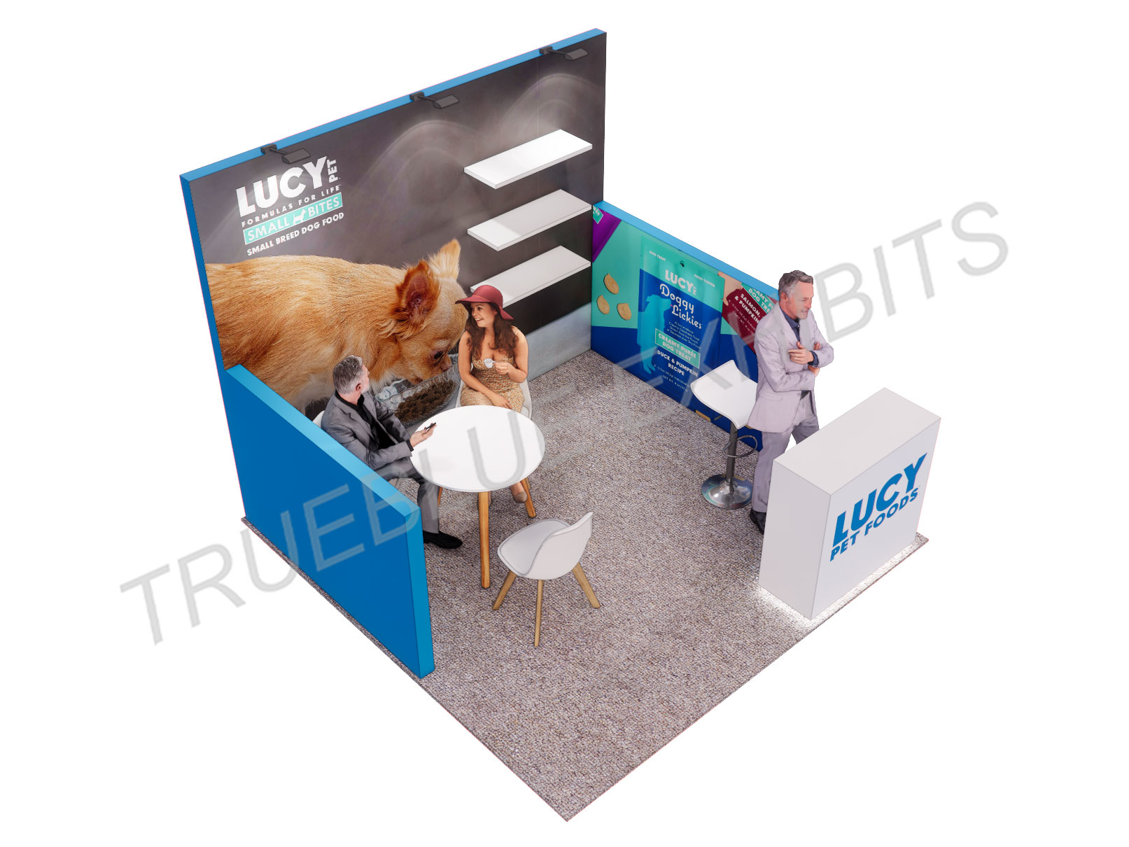 T16 10′ x 10′ Custom Trade Show Booth Design