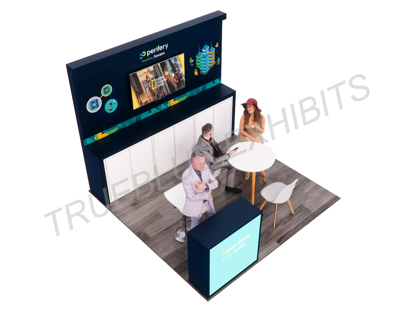 T25 10′ x 10′ Custom Trade Show Booth Design