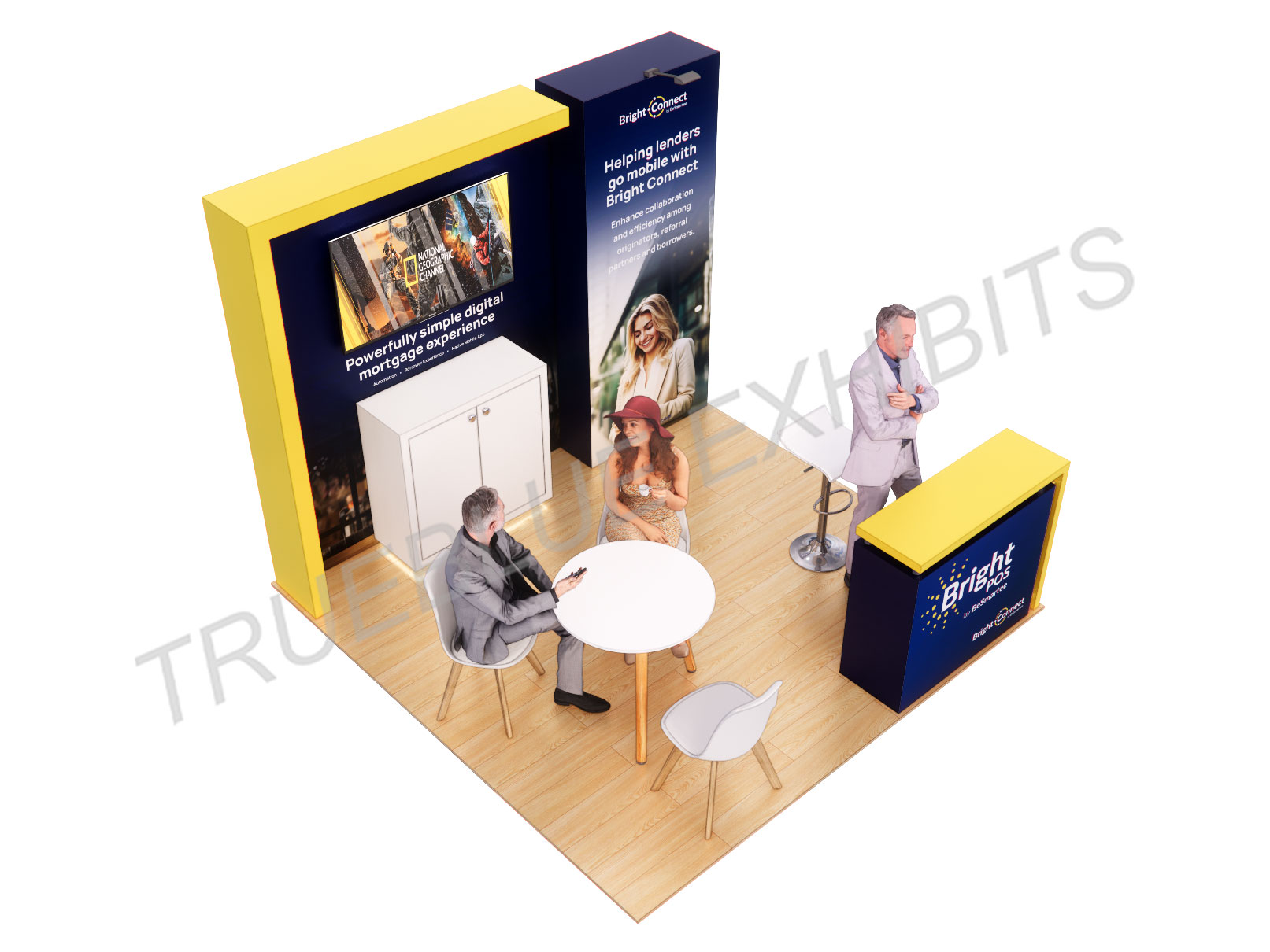 T29 10′ x 10′ Customizable Trade Show Booth Design