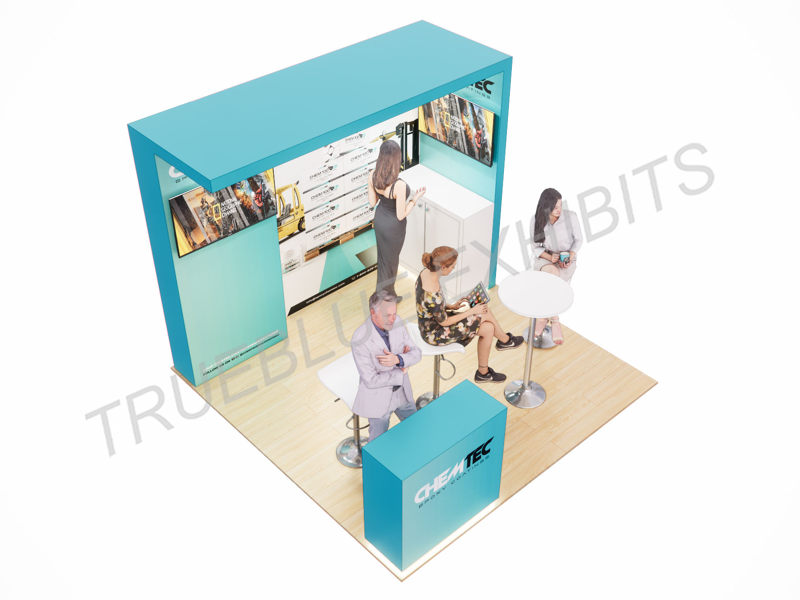 T5 10′ x 10′ Custom Trade Show Booth Design