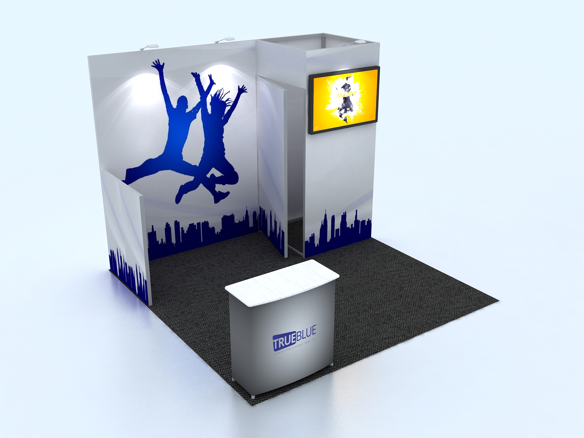 T5 10′ x 10′ Custom Trade Show Booth Design