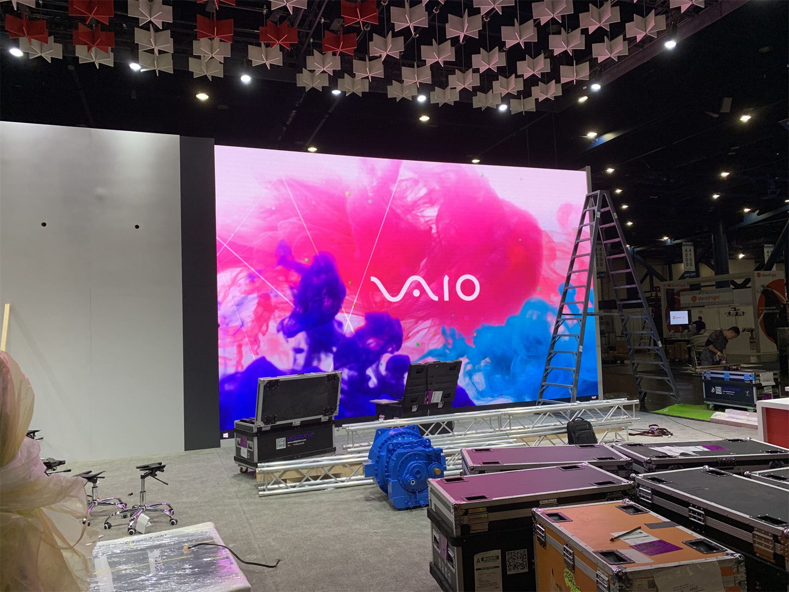 VAIO Las Vegas Event LED Screen Wall Rental