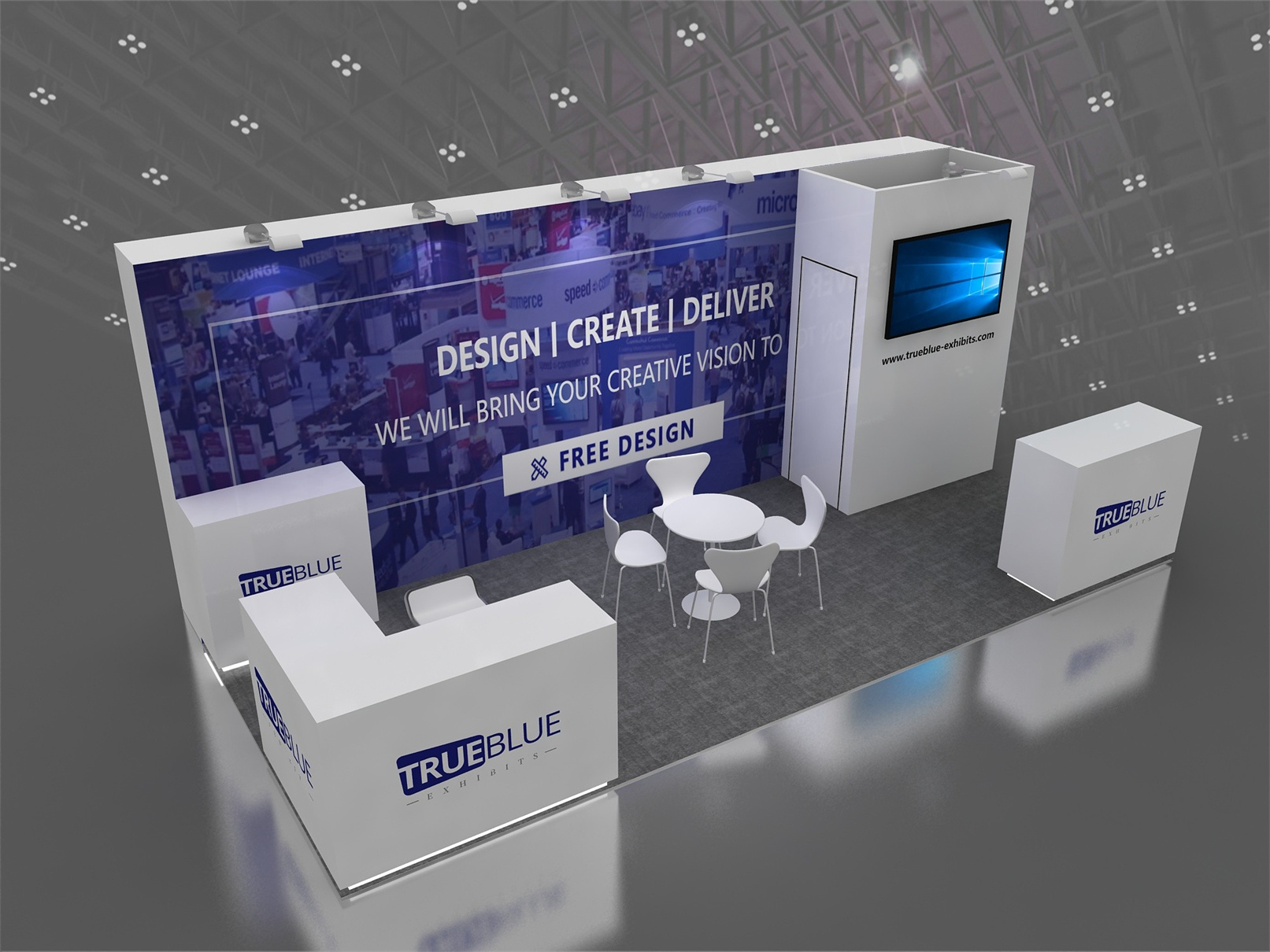 R13 10 X 20 Custom Trade Show Booth Design