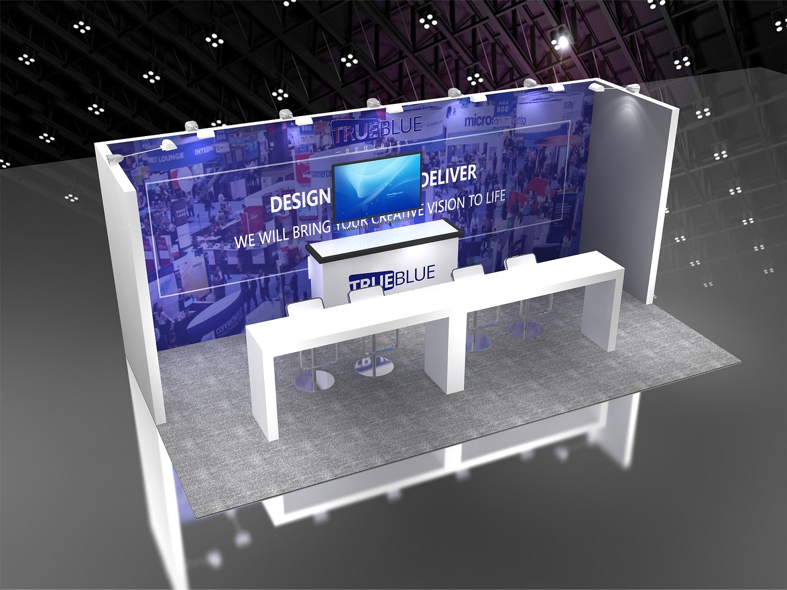 R29 10′ x 20′ Custom Trade Show Booth Design