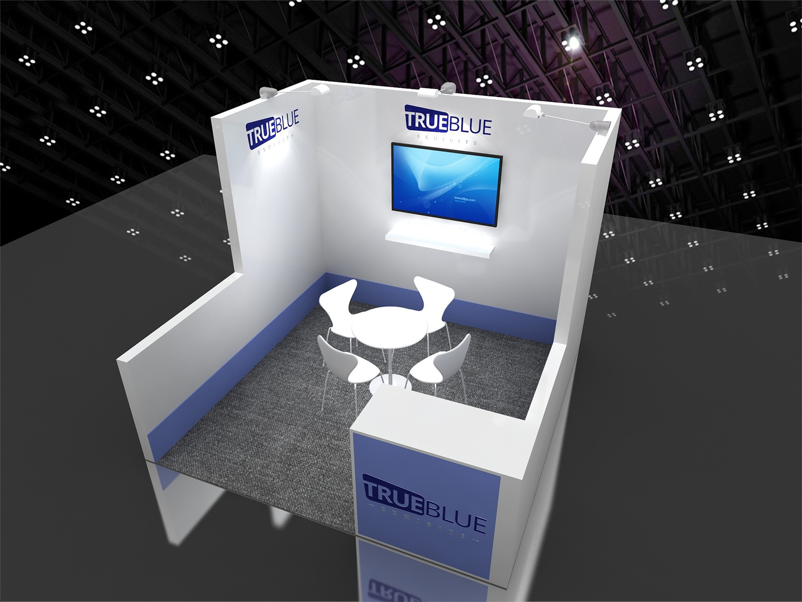 T24 10′ x 10′ Custom Trade Show Booth Design