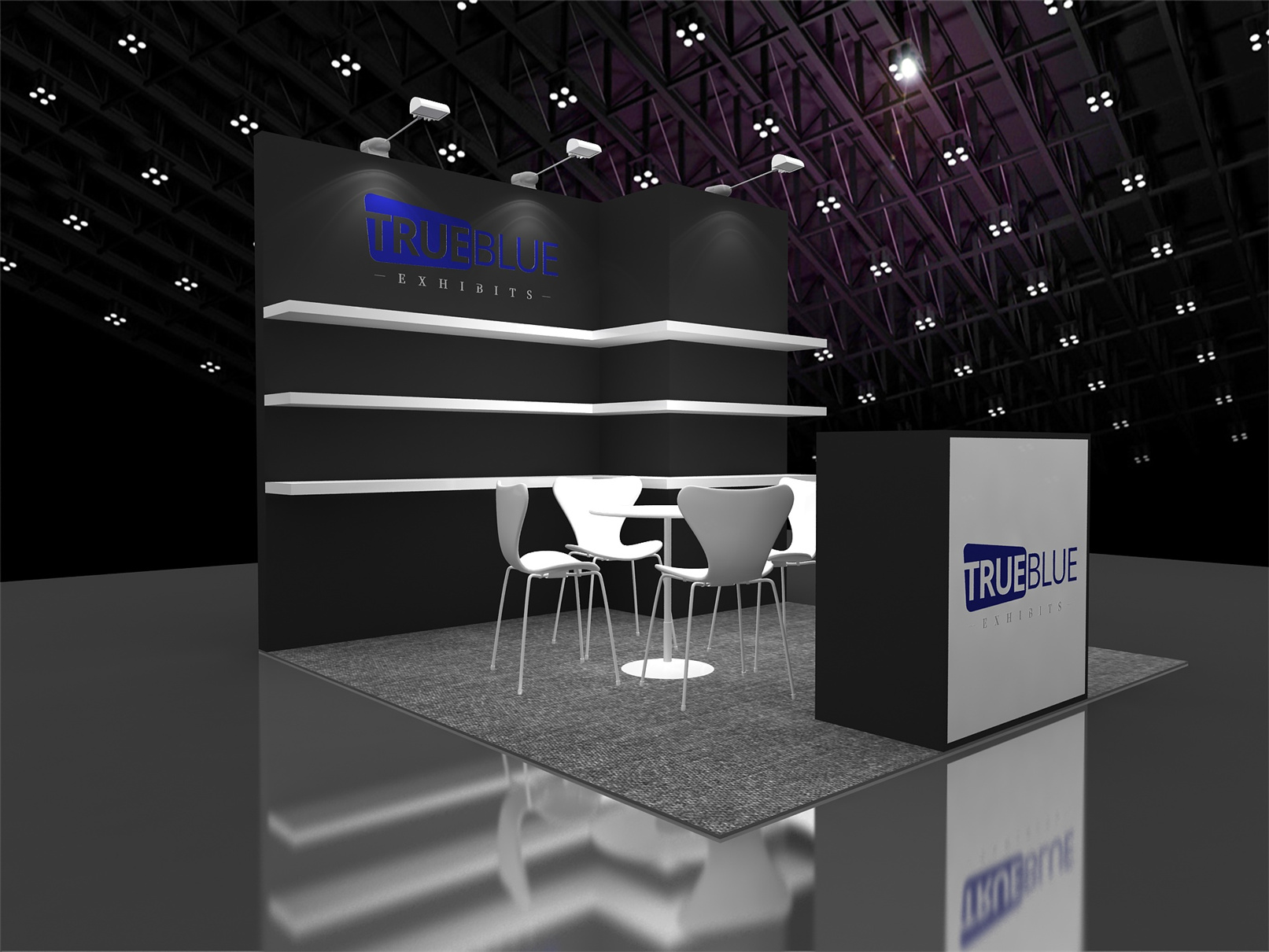 T27 10 X 10 Customizable Trade Show Booth Design