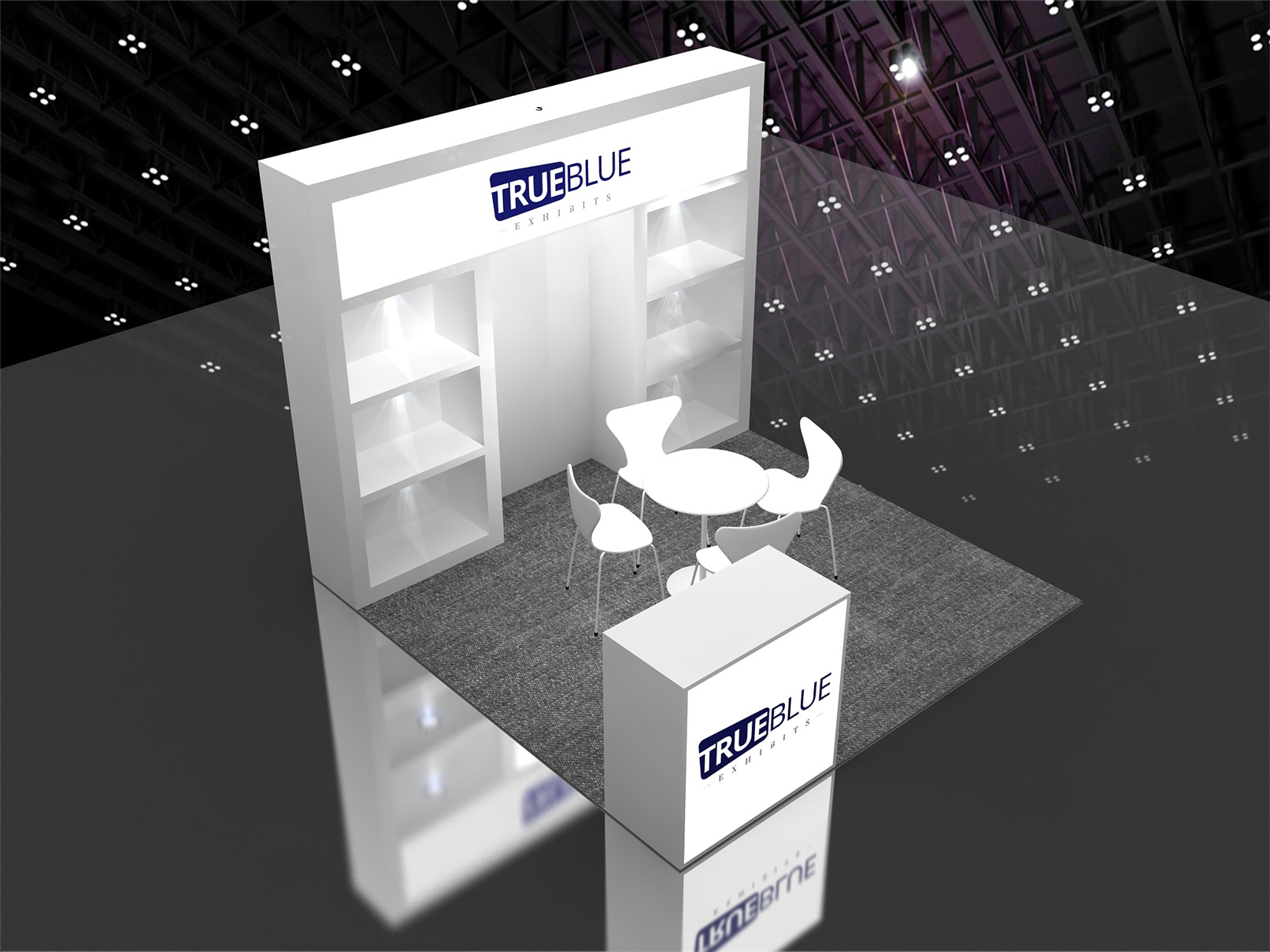 T28 10 X 10 Customizable Trade Show Booth Design
