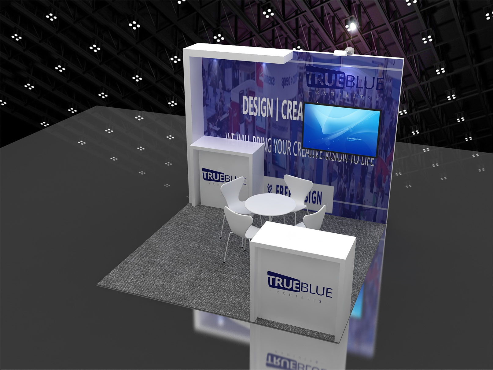 T29 10 X 10 Customizable Trade Show Booth Design