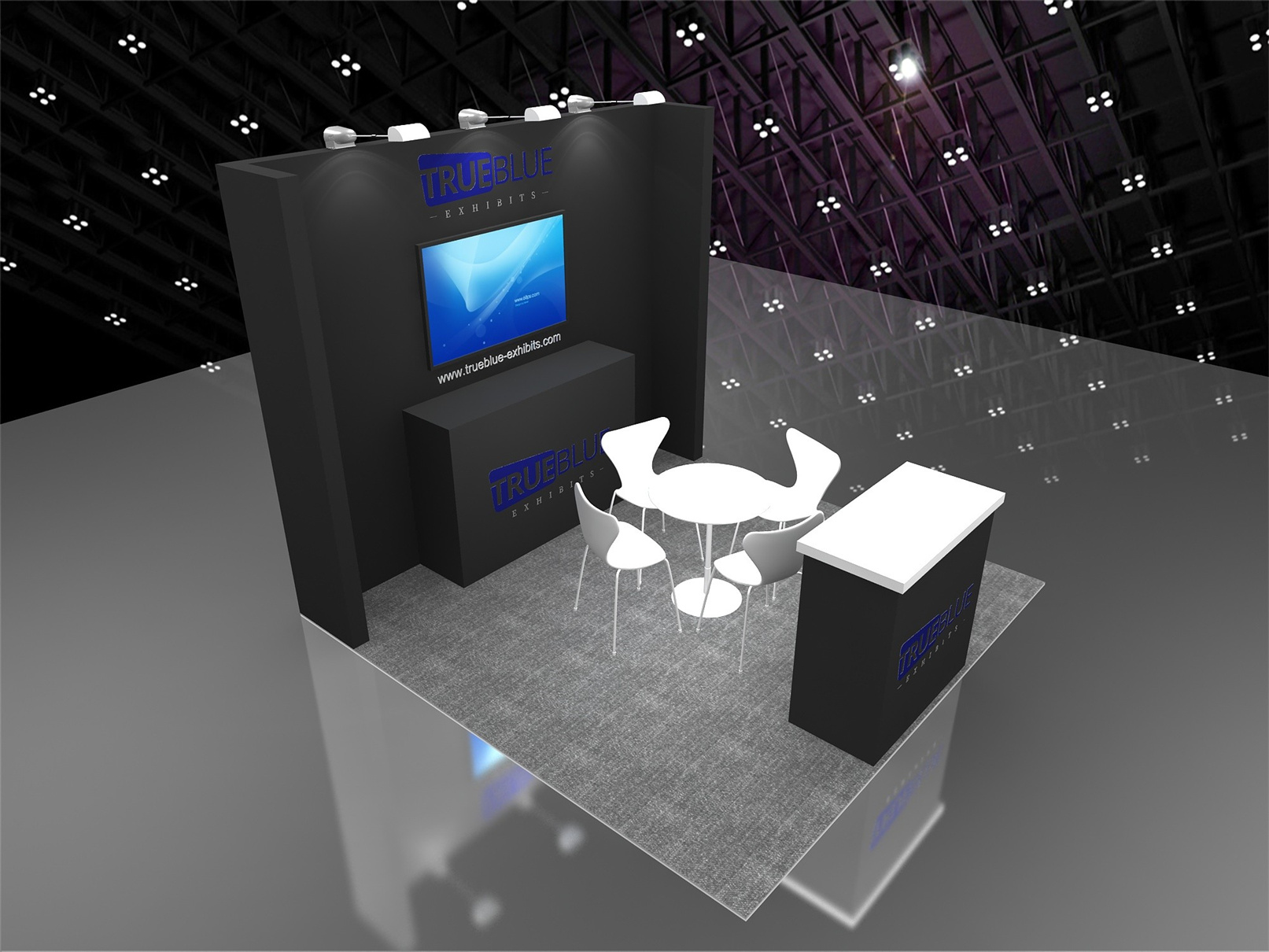 T32 10 X 10 Customizable Trade Show Booth Design