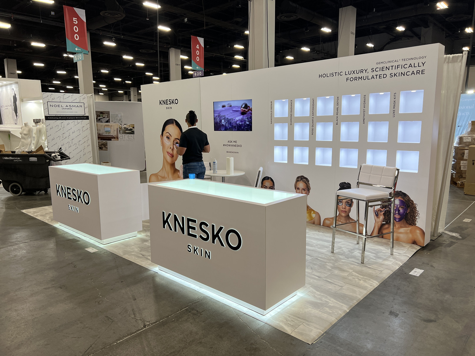 KNESKO 10′ x 20′ ISPA EXPO Custom Trade Show Booth Design