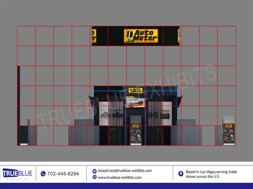 Autometer 20 039 X 40 039 Sema 2022 Booth Design