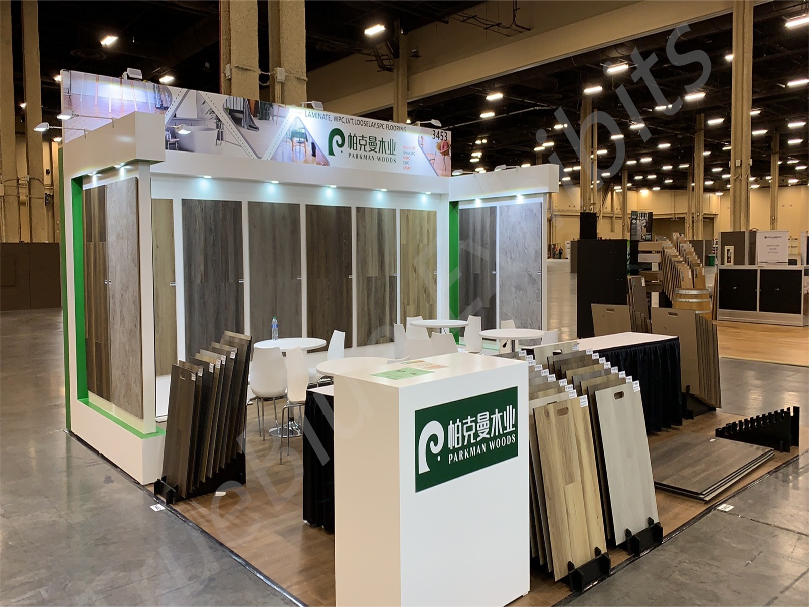 Parkman Woods 20′ x 20′ Surface Event Custom Wooden Booth
