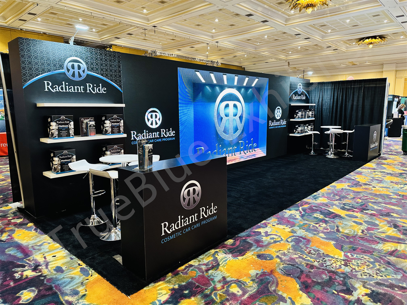 Radiant Ride Digital Dealer 10 039 X 30 039 Led Video Wall Booth
