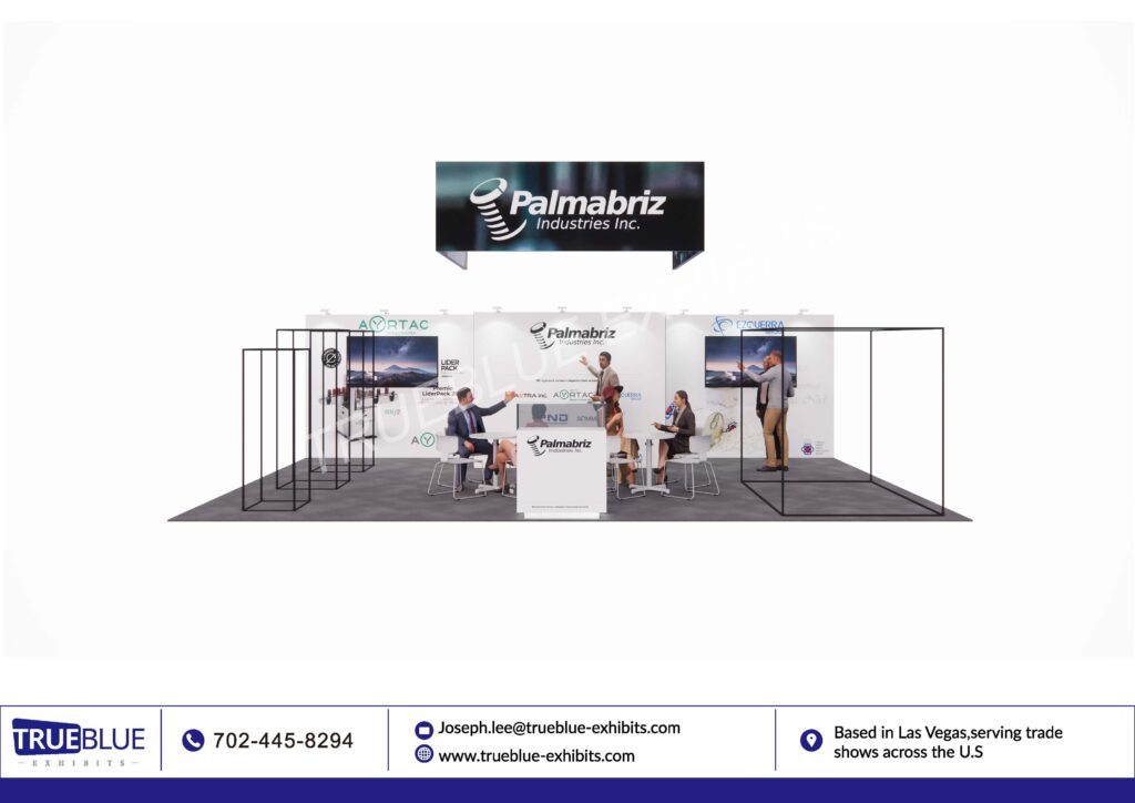 Palmabriz Pack Expo 20 039 X 30 039 Custom Trade Show Booth
