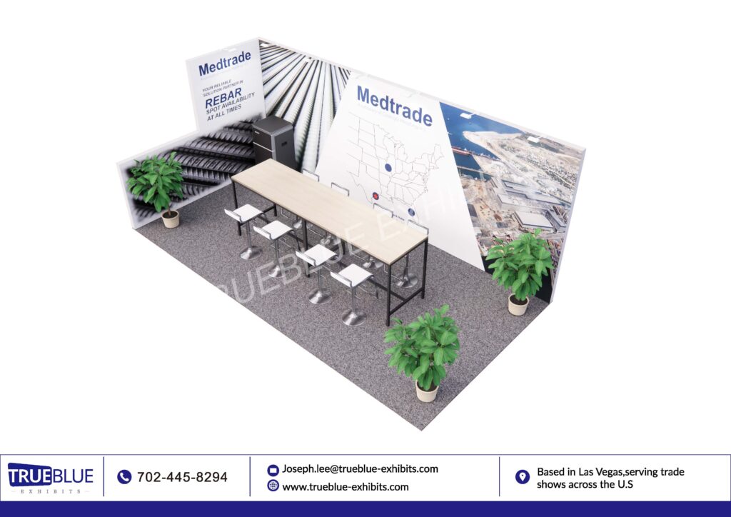 Medtrade 10 039 X 20 039 World Of Concreate Custom Booth Rental