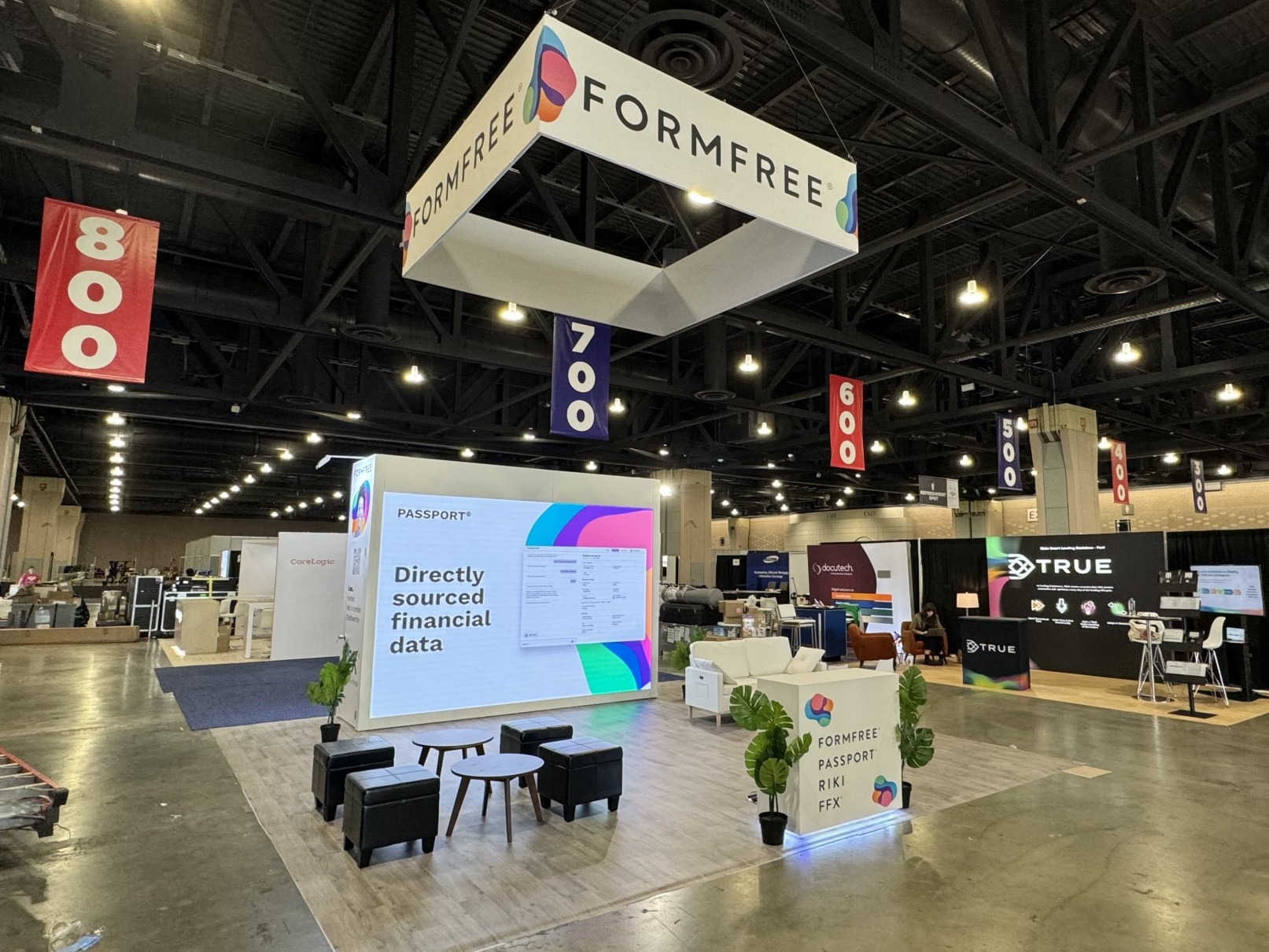 FormFree 20′ x 20′ MBA Conference Philadelphia LED Video Wall Booth Rental