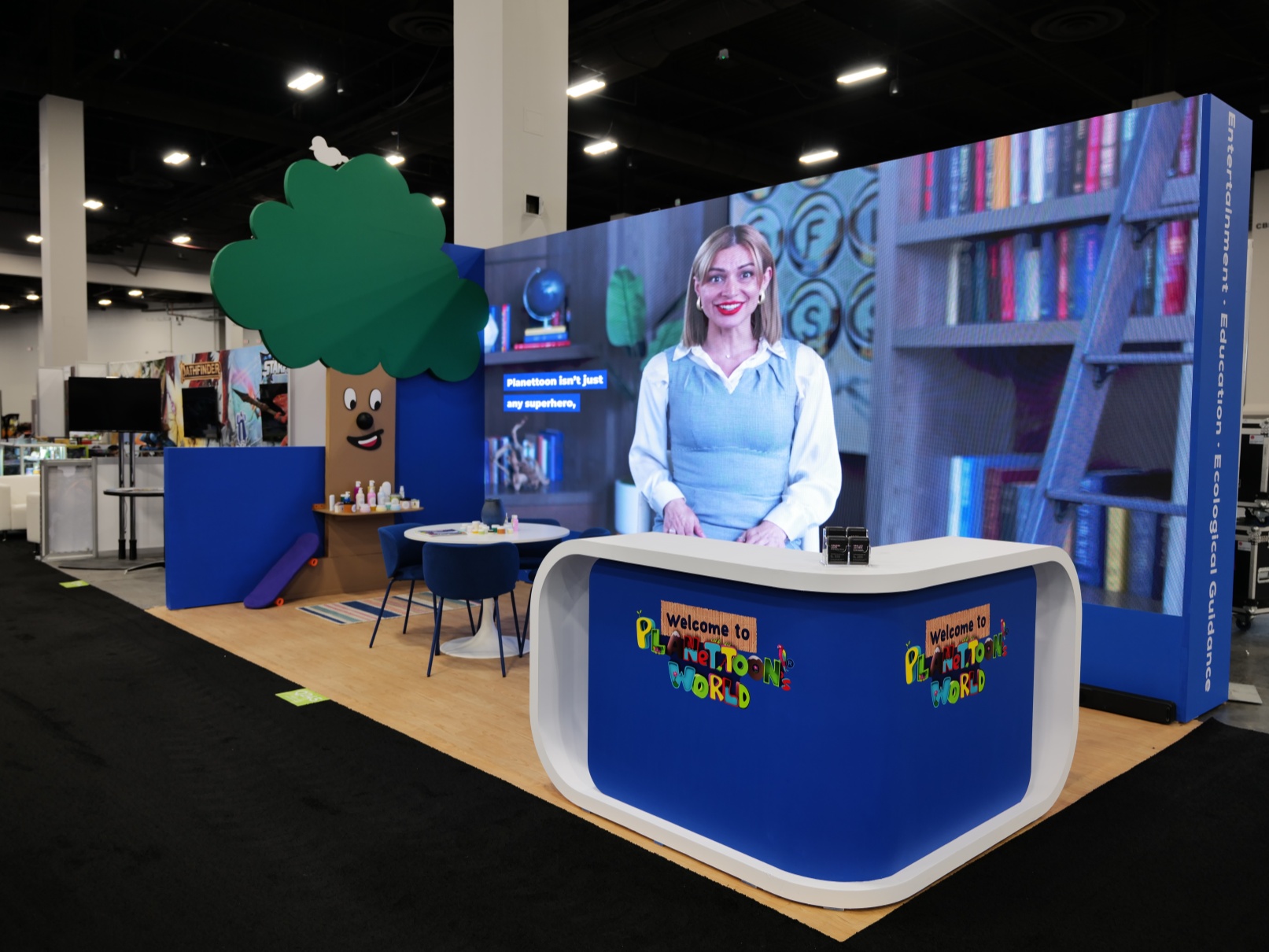 Planettoon®’s World 10′ x 20′ Licensing Expo 2024 LED Video Wall Booth