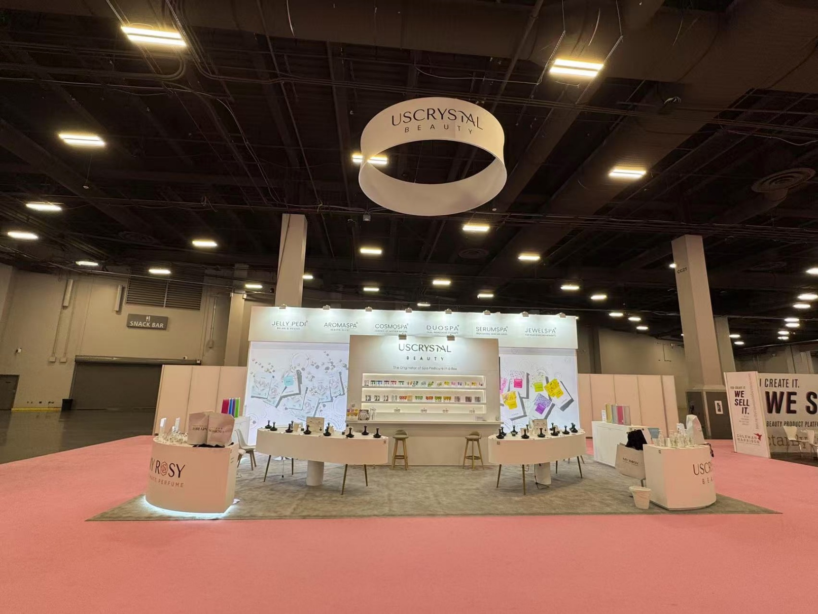US Crystal 20′ x 40′ CosmoProf Trade Show Booth Rental