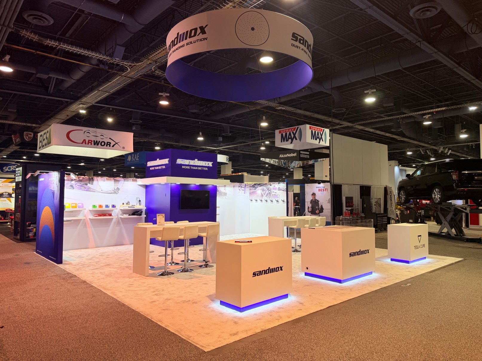 SandWox 30′ x 30′ SEMA 2025 Las Vegas Exhibit House Trade Show Services