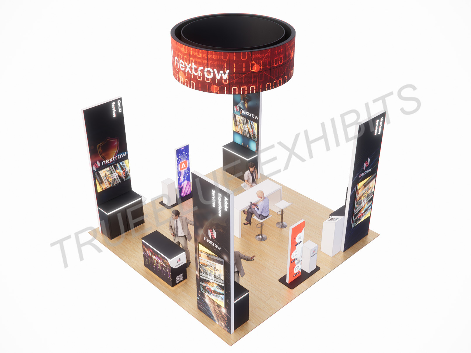 E24 Wireless Prepaid Expo Custom Trade Show Booth Rental