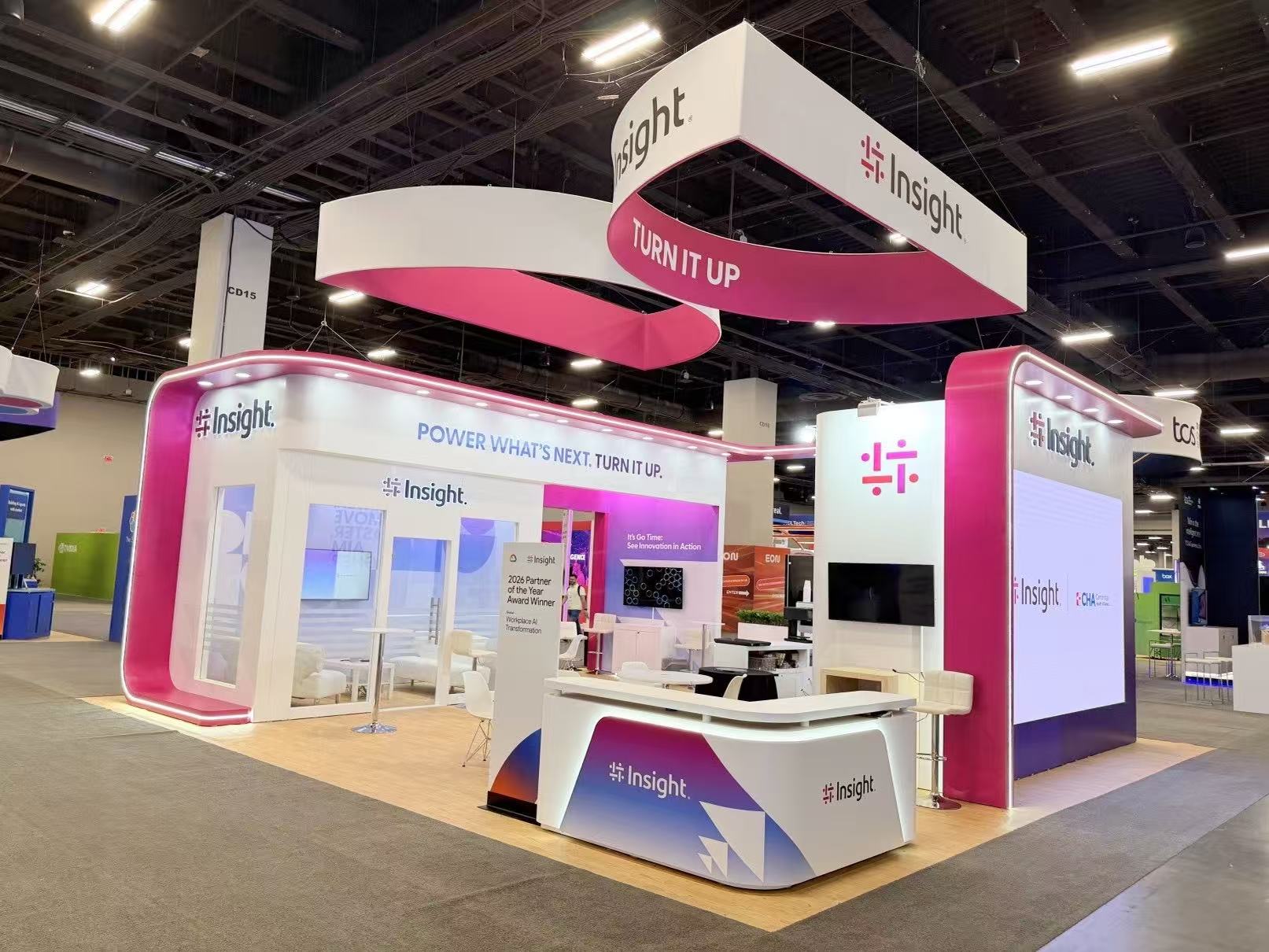 Insight 30′ x 30′ Google Cloud Next 2026 Custom Trade Show Booth