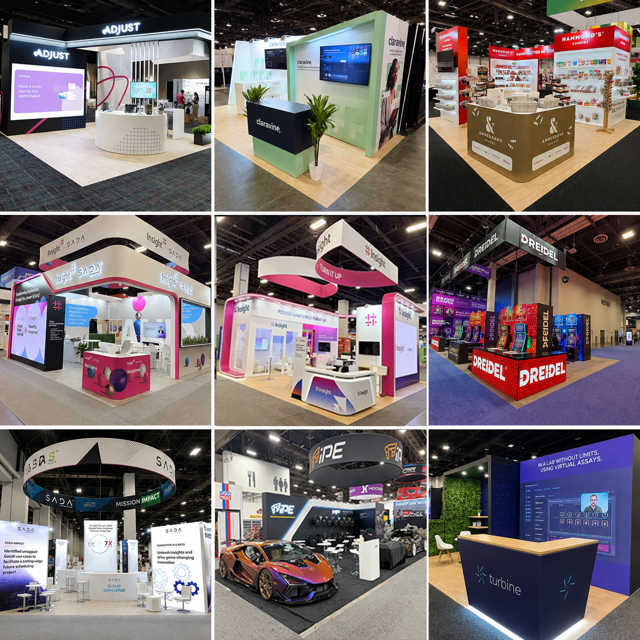 LED Video Wall Rental Las Vegas - Trueblue Exhibits
