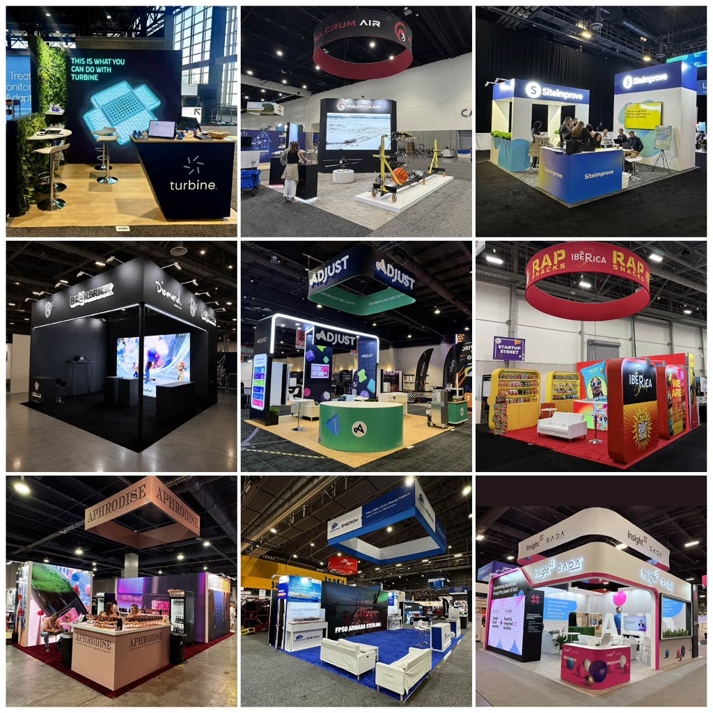LED Video Wall Rental Exhibits Las Vegas - Trueblue Exhibits